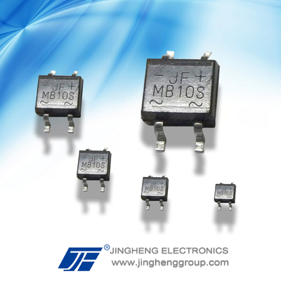 MB6S 1A/600V MBS Bridge Rectifier con 0,001 kg di peso lordo in confezione di piccole dimensioni